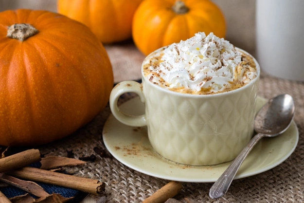 Warm Beverages: Pumpkin spice Latte